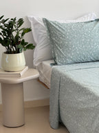 Parure Fleur d'été - 100% coton