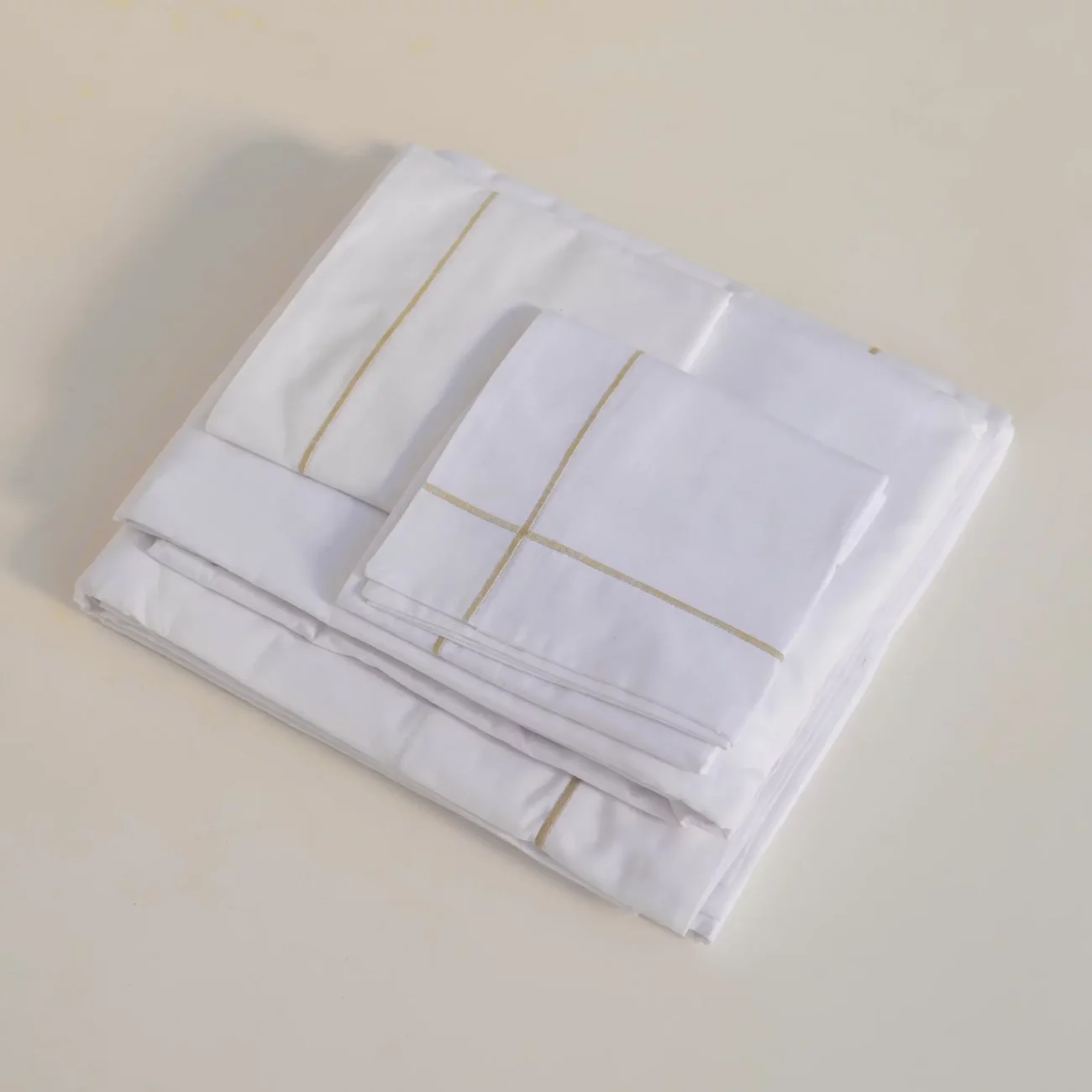 Parure de lit 100% coton Avec Bourdon – Image 11