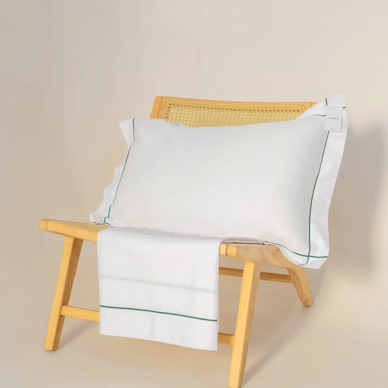 Parure de lit 100% coton Avec Bourdon – Image 5