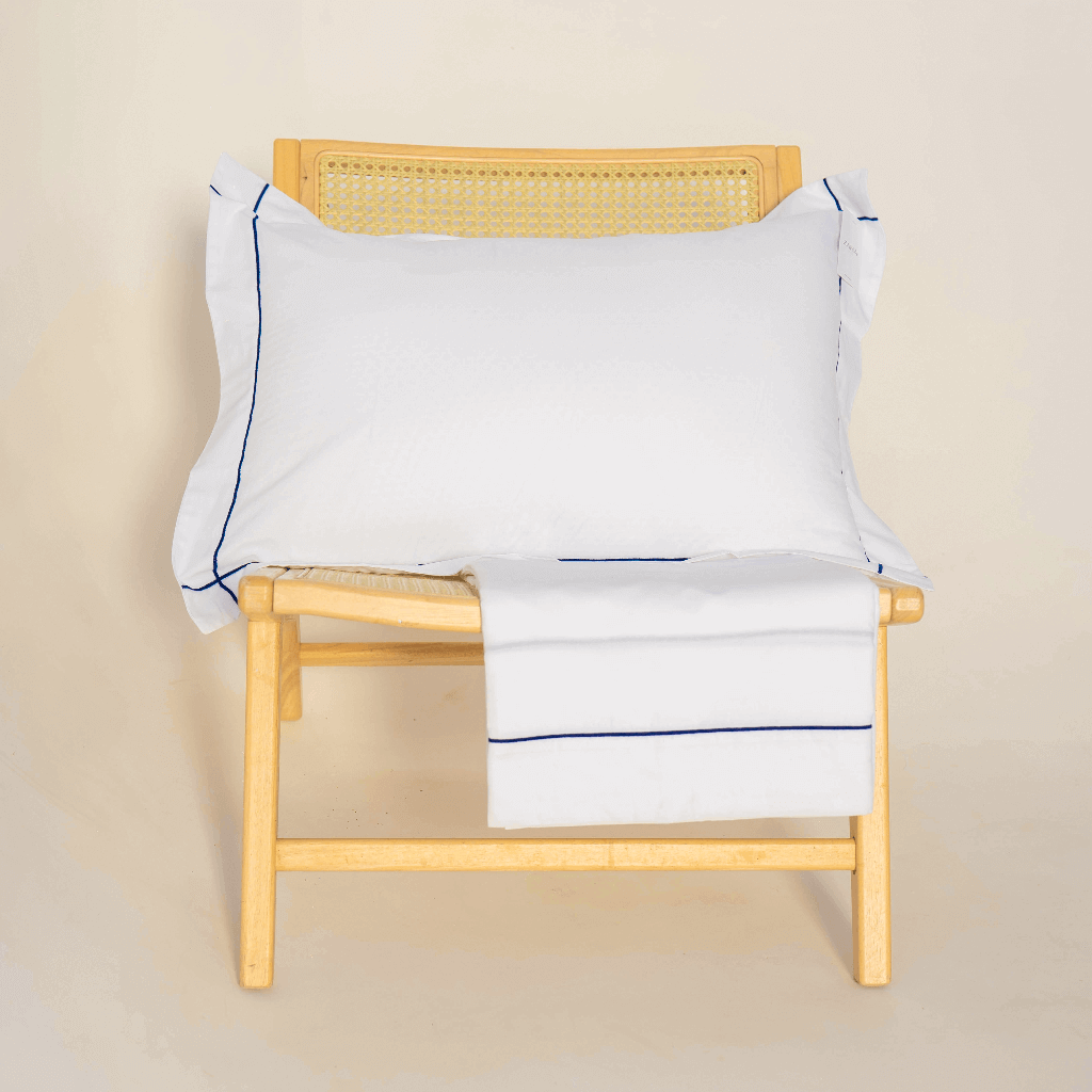 Parure de lit satin de coton Avec Bourdon – Image 4