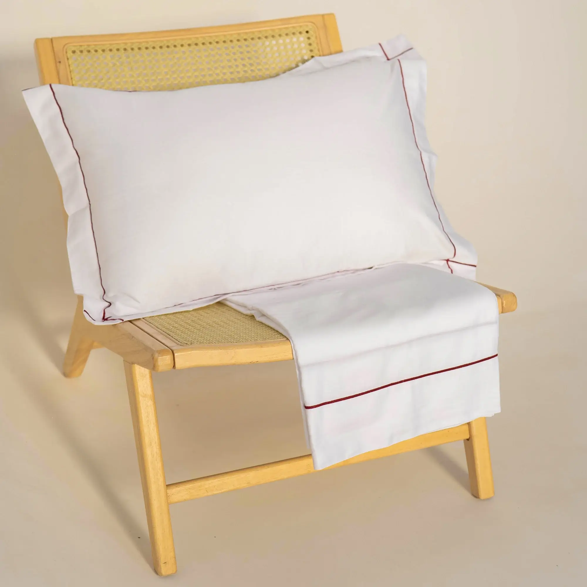 Parure de lit satin de coton Avec Bourdon – Image 7