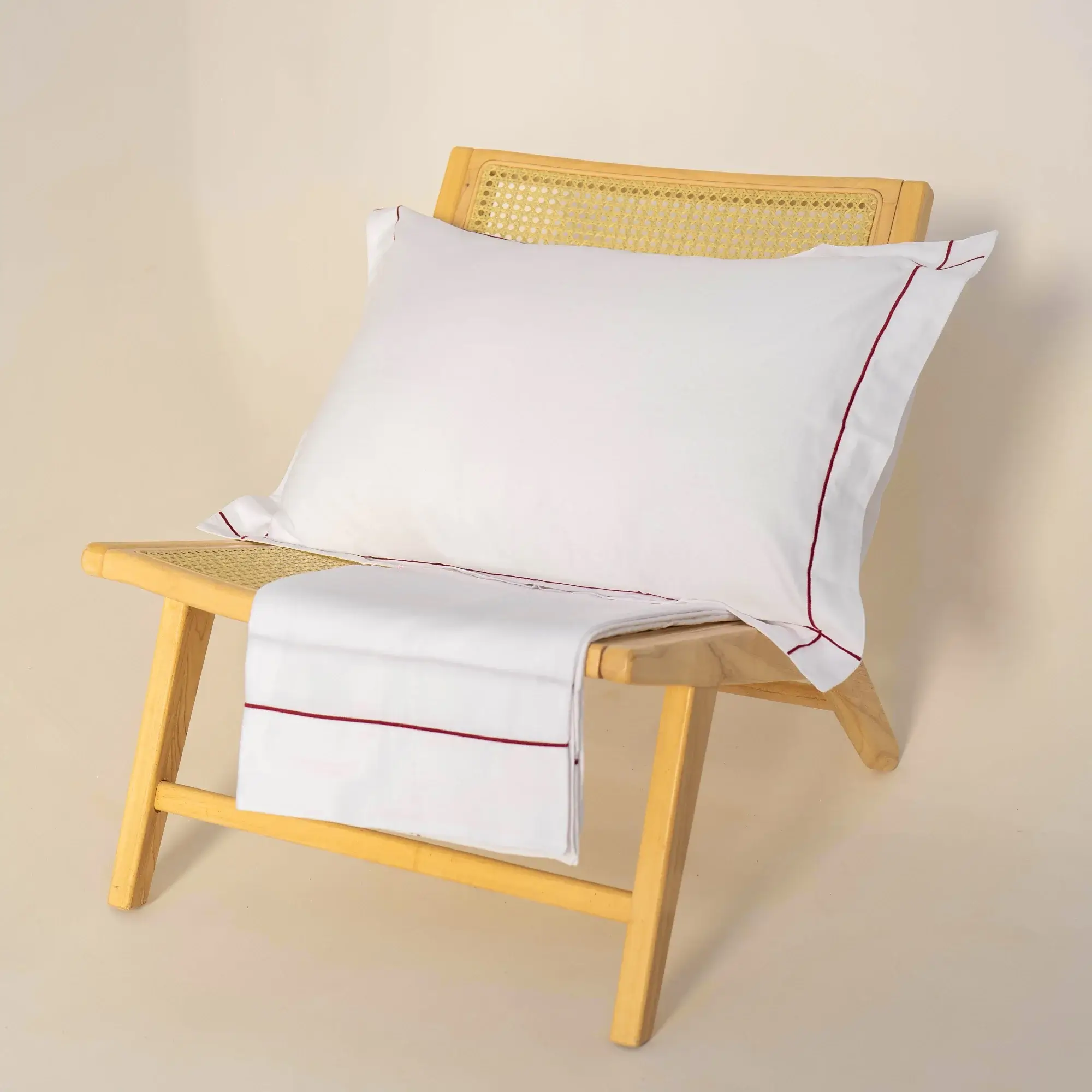 Parure de lit satin de coton Avec Bourdon – Image 8