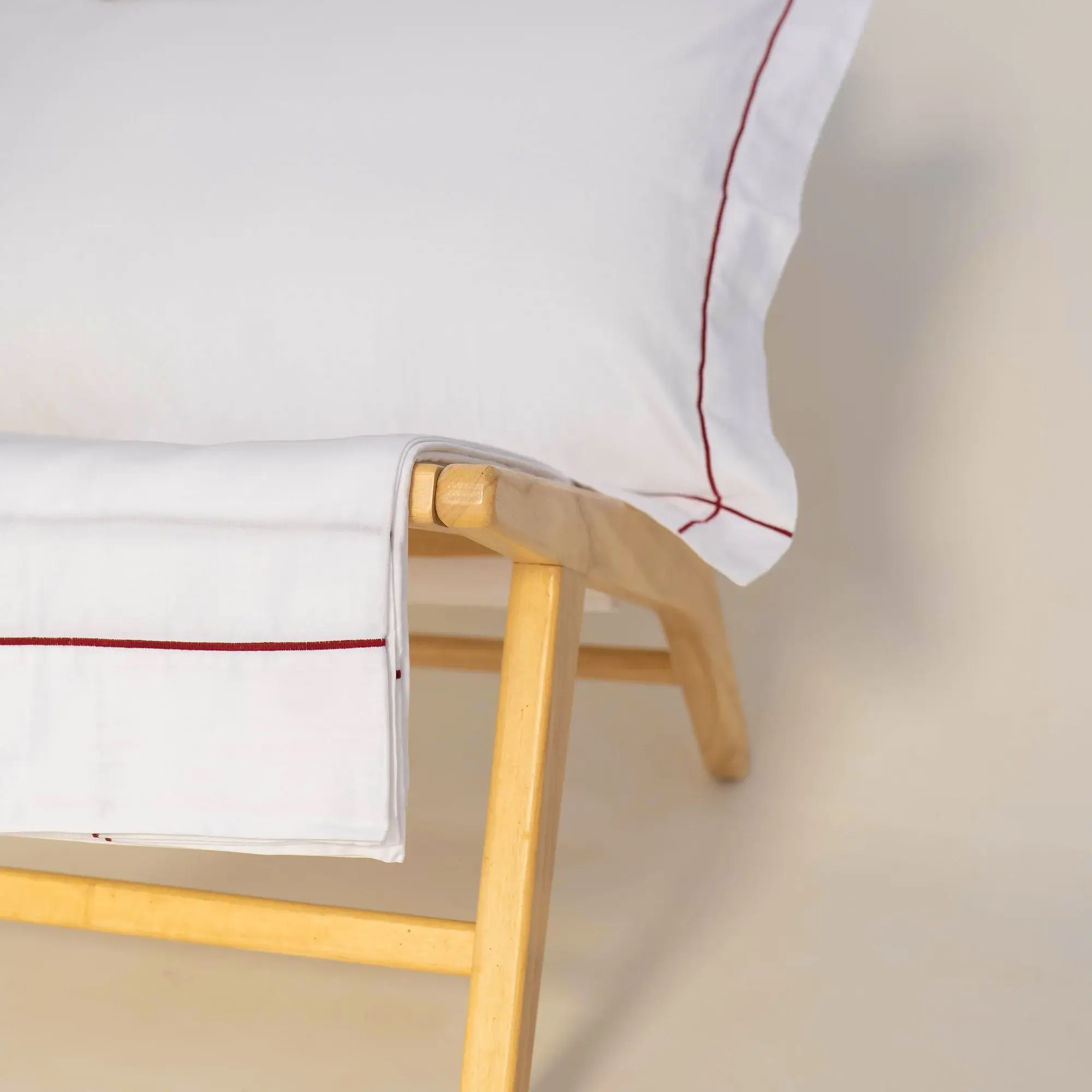 Parure de lit satin de coton Avec Bourdon – Image 9